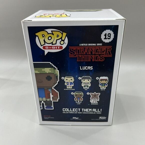 Funko Pop! 8-Bit: Stranger Things - Lucas #19 Only @ Target With Protection Case - Picture 4 of 7